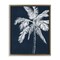 Stupell Industries Blue White Palm Tree Floating Frame By Leah Noel Art